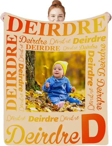 Vista 17 de Manta personalizada con nombre para niños, niñas, niños, niñas, manta personalizada con nombre para adultos, hombres y mujeres, mantas de bebé