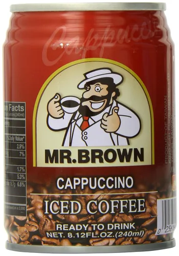 Vista 5 de Mr. Brown Café helado, capuchino, 8.12 onzas líquidas (paquete de 24)