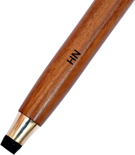Vista 7 de Bastón de latón hecho a mano de 37 pulgadas con mango de latón, elegante bastón de madera de lujo, declaración de moda, regalos para hombres