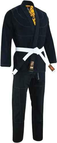 Vista 5 de Interior de batalla en anillo sublimado Pro Brazilian Jiu Jitsu BJJ Kimono Gi Uniforme Unisex Cinturón incluido