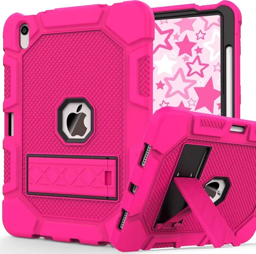 Vista 25 de Funda para iPad de 7ª/8ª generación, funda para iPad 10.2, híbrida, resistente, a prueba de golpes, funda de protección contra caídas construida
