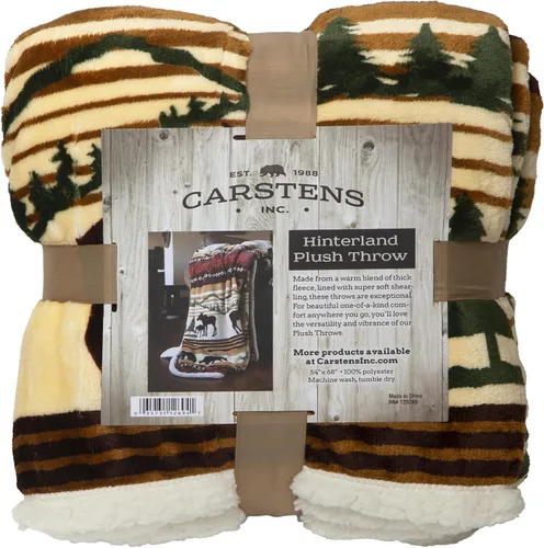 Vista 10 de Carstens, Inc. Dean Crouser - Manta de forro polar Sherpa de gran tamaño, 54 x 68 pulgadas, A Moment's Rest