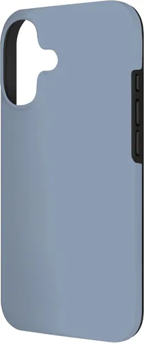 Vista 2 de Simple Chic - Carcasa para iPhone 17, color azul pizarra polvorienta