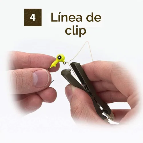 Vista 6 de Fly & Ice Nudo Atado Herramienta de Pesca/Empuñadura, Línea de Hilo, Nudo de Corbata, Clip