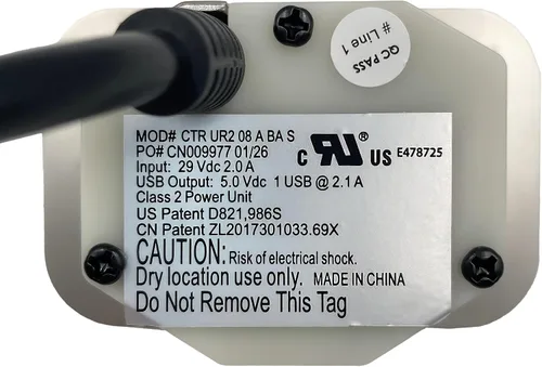 Vista 4 de Sistema de Raffel reclinable eléctrico CTR UR2 08 A BA S 5 botón 5 Pin