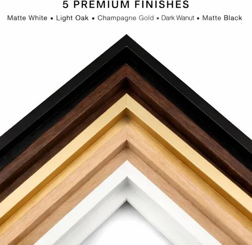 Vista 3 de Marco de madera para lienzo grueso de 16.0 x 20.0 pulgadas 1.25 pulgadas de grueso Más de 25 tamaños y 4 colores Marco para lienzo de artista