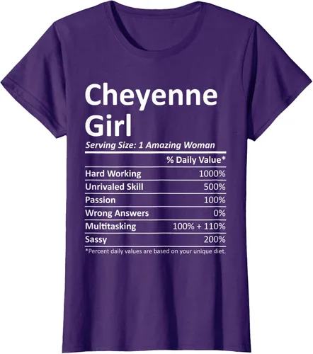 Vista 8 de CHEYENNE GIRL WY WYOMING - Camiseta divertida de regalo de City Home Roots USA, Negro, S