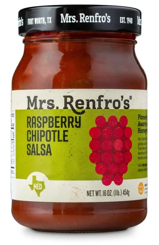 Vista 3 de Mrs. Renfro's Salsa Chipotle Frambuesa 16.0 Oz (Paquete de 3)