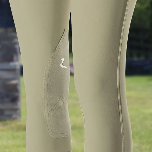 Vista 6 de HORZE Grand Prix - Pantalones clásicos Hunter con parche hasta la rodilla para mujer