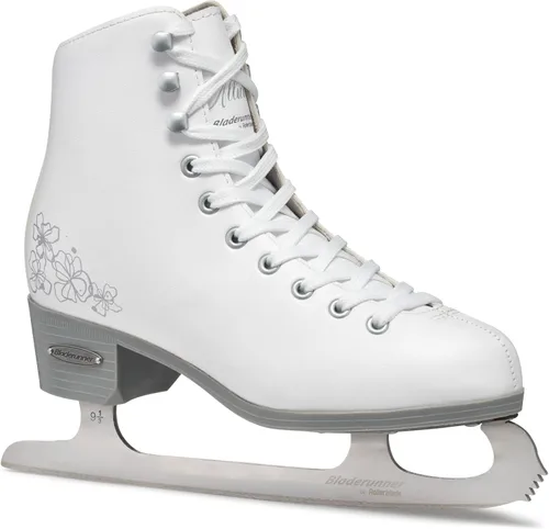 Vista 8 de Bladerunner Ice by Rollerblade Allure - Patines artísticos para mujer, color blanco, patines de hielo