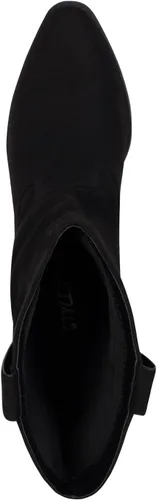 Vista 6 de STYLISH S ONYX - Botas de tacón alto para mujer, con tacón apilado, punta puntiaguda, media pantorrilla
