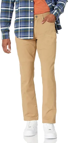 Vista 18 de Amazon Essentials - Pantalones ajustados para hombre, diseño de sarga elástica con 5 bolsillos