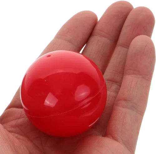 Vista 6 de 25pcs bolas de rifa bolas de bingo sin número bolas huecas de plástico 40MM rojo