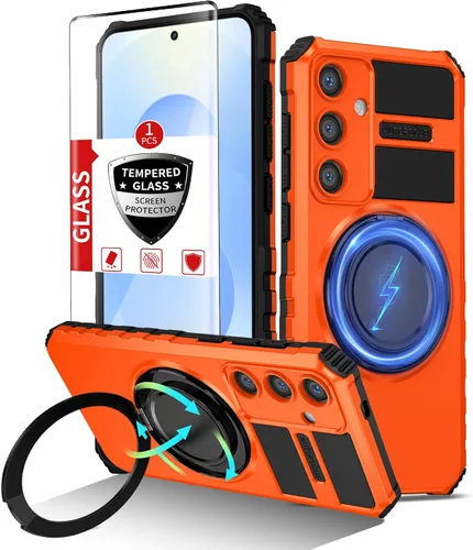 Vista 71 de Funda magnética para Samsung Galaxy Note 20 Ultra compatible con carga inalámbrica MagSafe, con 1 protector de pantalla, anillo de soporte integrado