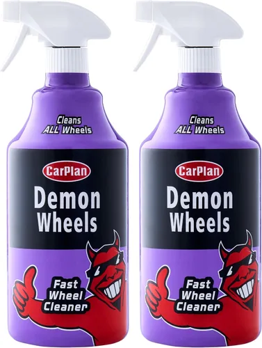 Vista 8 de CarPlan Demon Wheels 1 L (34 fl oz) - Limpiador rápido para ruedas