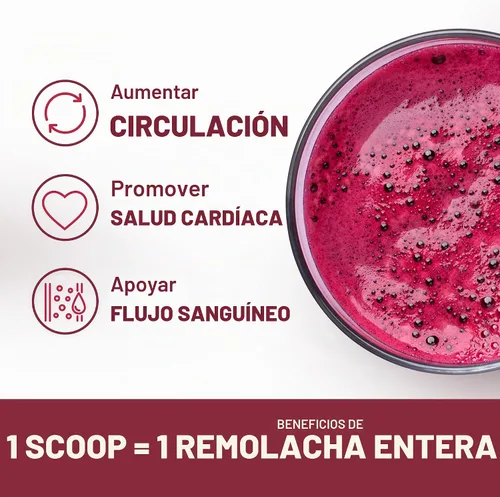 Vista 4 de Force Factor Total Beets - Polvo de remolacha orgánica, superalimento para mejorar la nutrición diaria, suplemento de remolacha USDA orgánico