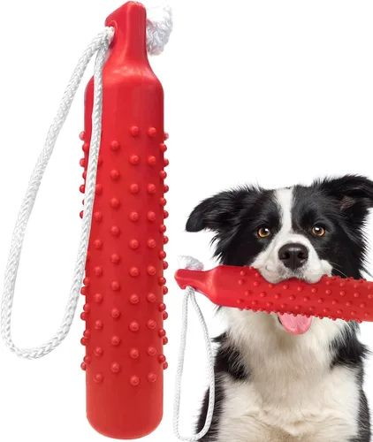 Vista 10 de BINGPET Juguete flotante para perros, 10.8 pulgadas, juguete grande de entrenamiento para recuperar parachoques, juego de remolcador para perros