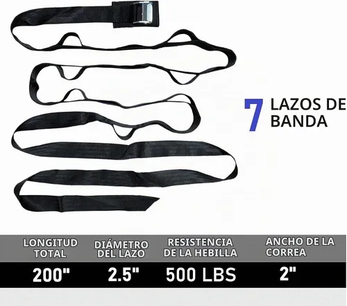 Vista 2 de Lumia Wellness Correa de anclaje para ejercicios de banda de resistencia, banda de gimnasio de puerta resistente, gimnasio multipunto de cuerpo