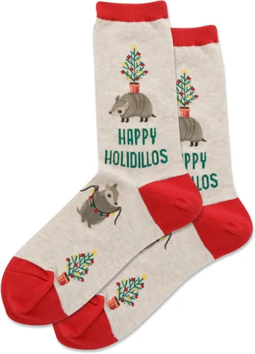 Vista 8 de Hot Sox Calcetines de invierno para mujer, diseño de animales, paquete de 1 par, regalos lindos y divertidos, Navidad y más Christmas Cats (Black)