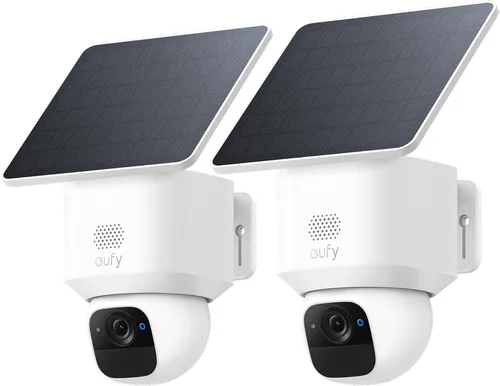 Vista 10 de eufy Security SoloCam E30, cámara de seguridad solar 2K, seguimiento de IA