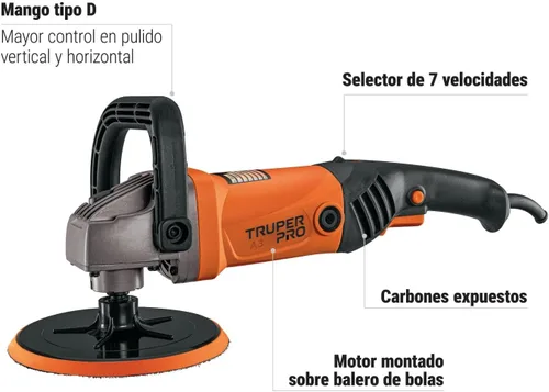 Vista 2 de TRUPER CARB-DETA-A Cepillos de carbón de repuesto para destornillador de yeso de servicio medio de 700 W