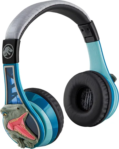 Vista 9 de Auriculares Bluetooth Bluetooth para niños, auriculares inalámbricos con reducción de volumen Azul
