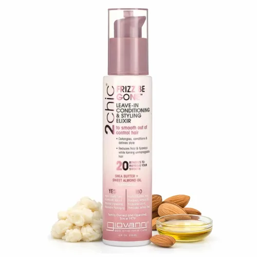 Vista 8 de GIOVANNI 2chic Elixir acondicionador y peinado ultra reparador sin enjuague Reparación (mora + aceite de coco)