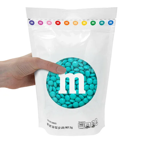 Vista 3 de M&M's - Bolsa de dulces de un solo color, de chocolate con leche, a granel.