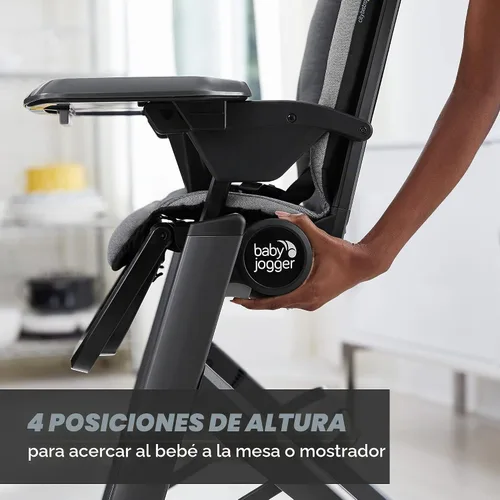 Vista 5 de Baby Jogger City Bistro - Silla alta, color grafito