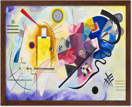 Vista 36 de Poster Master Póster vintage Wassily Kadinsky – Impresión retro delicada de tensión – Arte de formas geométricas – Arte abstracto – Arte moderno
