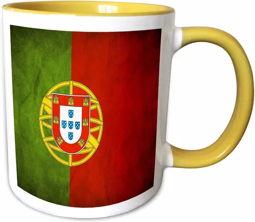 Vista 11 de 3dRose Taza de café, tamaño – 11oz – Banderas de la bandera de Portugal – divertido regalo de taza de café Negro/Blanco