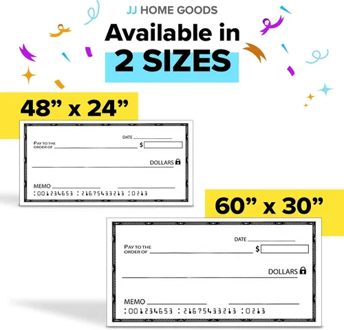 Vista 8 de Cuadros gigantes reutilizables [60 x 30 pulgadas] – Cheques grandes de borrado en seco para presentaciones, cheques de gran