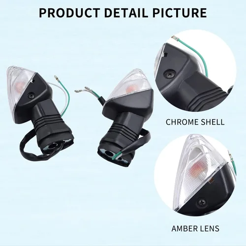 Vista 3 de AHL Luz indicadora de giro delantera o trasera para KAWASAKI NINJA ZX-6RR 2003 2004 2005 2006/Z1000 Z 1000 2007 2008 2009/Z750 Z 750 2007-2009/Z750S