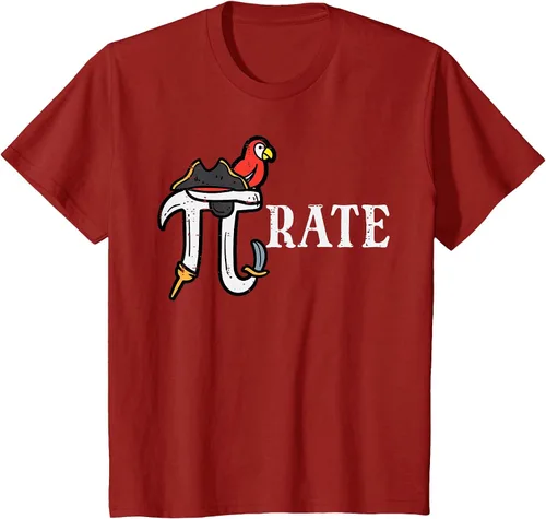 Vista 10 de Pirate Pi Funny Math Pie Halloween Disfraz Maestro Hombres Mujeres Camiseta Asphalt Grey