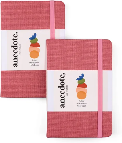 Vista 39 de ANECDOTE. Cuaderno pequeño (paquete de 2) – Diario de bolsillo de alta calidad para escribir notas – Compacto, duradero, diario de viaje ideal
