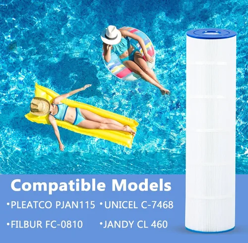 Vista 3 de PELLUCID C-7468 Filtro de piscina compatible con Jandy CL 460, CV460, R0554600, A0558000, Unicel C-7468, Pleatco PJAN115, Filbur FC-0810, sistema