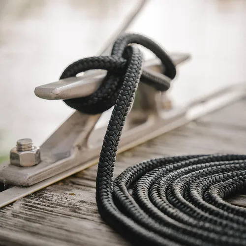 Vista 6 de Línea de muelle de nailon trenzado doble - Cuerda de barco - Accesorios marinos y pontones - Cuerdas y lazos trenzados y reforzados
