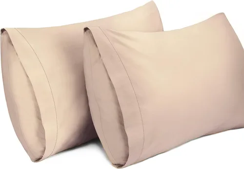 Vista 15 de Lirex Paquete de 2 fundas de almohada, 100% algodón, transpirables, 20" x 36" tamaño King estándar, color verde aguamarina