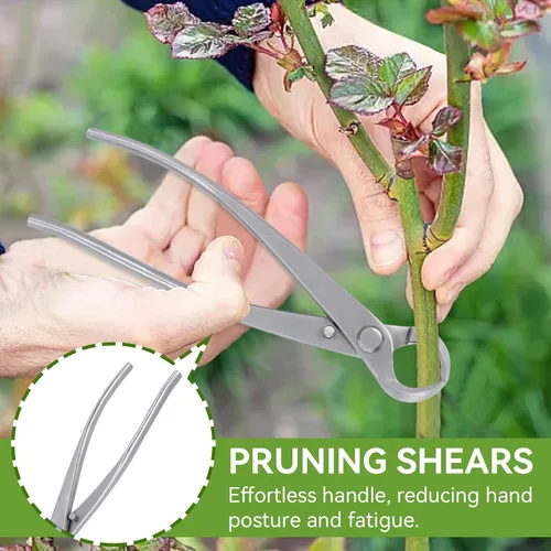 Vista 4 de Bonsái Tools - Cortador cóncavo de 7.087 in BonsaiCutters Cortador de ramas Bonsái Tijera de árbol podadora BonsaiTrimmer Herramientas de jardinería