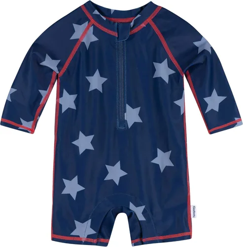 Vista 10 de Gerber Traje de baño de protección solar de manga larga para bebés y niños pequeños Azul (Blue Anchor)
