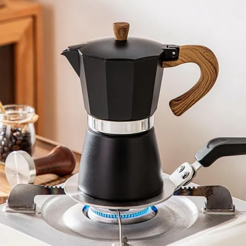 Vista 6 de Difusor de calor para estufa de gas, placa de inducción Moka Pot Aapter, adaptador de placa convertidor de inducción para utensilios de cocina, 5