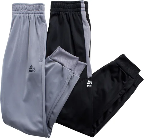 Vista 5 de RBX Pantalones deportivos para niño - Paquete de 2 pantalones deportivos de tricot (talla 4-20)