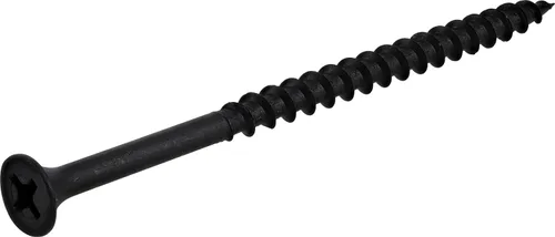 Vista 2 de 40880 Tornillo grueso para paneles de yeso de 8 x 3 pulgadas con unidad Phillips, negro