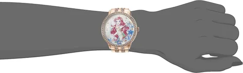 Vista 2 de Disney Reloj de pulsera de cuarzo analógico brillante para adultos