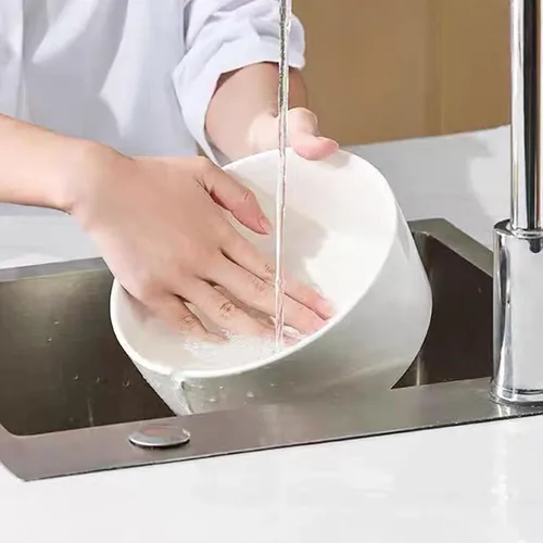 Vista 4 de Fuente de agua de cerámica para gatos de 1.5 L/50.73 onzas, dispensador de agua en torre para gatos, dispensador de agua para perros, fuente