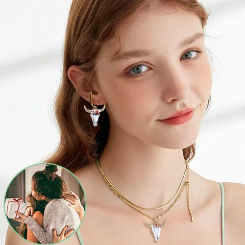 Vista 5 de Colgantes de Esmalte Chapados en Oro Vacas Encantos de Animales Metálicos para Aretes, Collares, Pulseras, Llaveros, Accesorios de Joyería DIY
