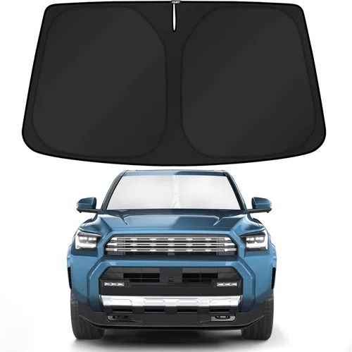 Vista 277 de KUST - Parasol plegable para parabrisas para BMW X1 E84, accesorios 2011 2012 2013 2014 2015, protector de visera de sol ajustable que bloquea