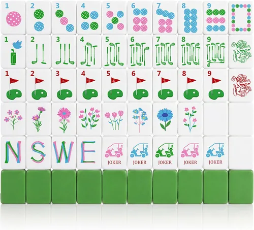 Vista 9 de Disco Grabado 160 Mini Travel American Mahjong Juego