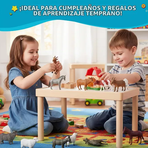 Vista 5 de Get Ready Kids Juego de animales de granja, multicolor, 5 a 6 pulgadas (870)