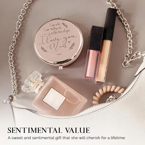 Vista 7 de Regalos para madre de la novia de parte de su hija, espejo compacto, regalos para madre del novio de parte del hijo, regalos sentimentales